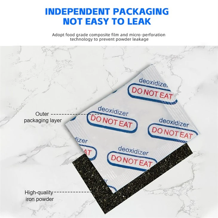 Customized 50cc oxygen absorbers