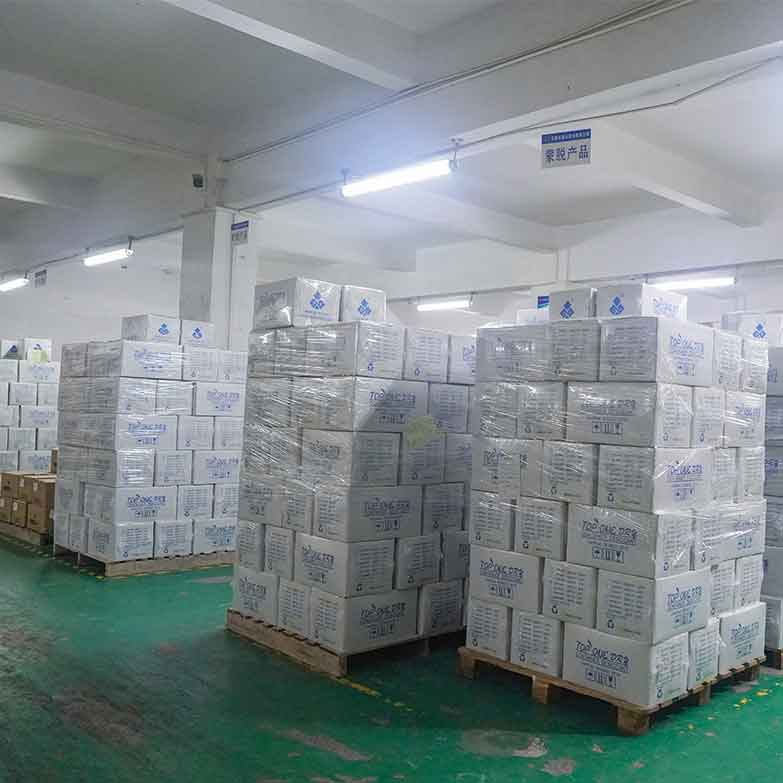 Desiccant finished product warehouse